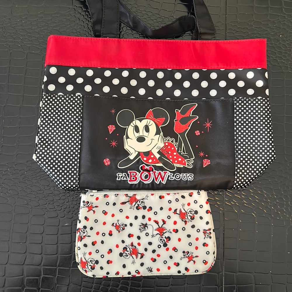 Minnie Mouse Mini Tote Bag With Small Purse